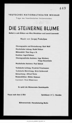 Die steinerne Blume