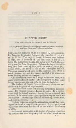 Chapter XXXIV. The island of Palawan, or Paragua