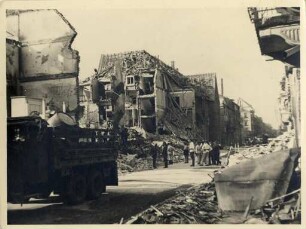 Zerstörungen Zweiter Weltkrieg - Luftangriff 2./3.09.1942. Körnerstraße