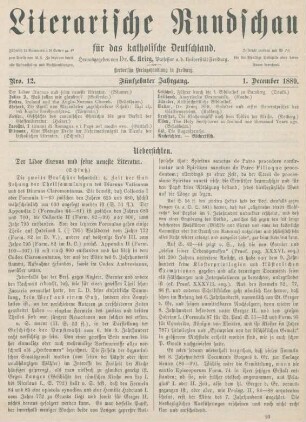 353-358 Der Liber diurnus und seine neueste Literatur : Schluß