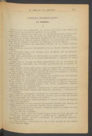 Capítulo décimocuarto. - La sombra.