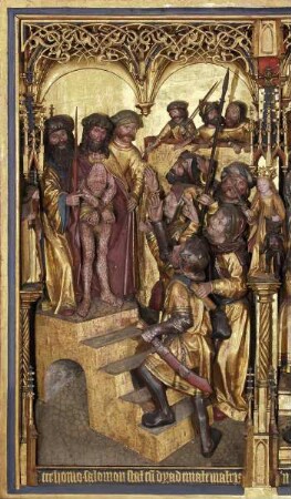 Szenen der Passion Christi: von der Gefangennahme bis zur Vorführung vor Pilatus — Pilatus zeigt Christus dem Volk