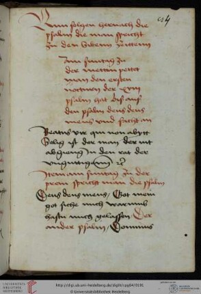 Psalmen für die Tagzeiten