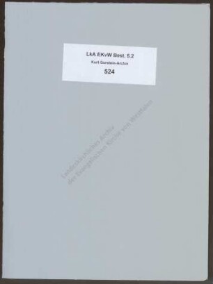 Geburtsurkunde von Kurt Gerstein, ausgestellt am 27.6.1949 (Kopie)