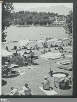 Badestrand in Velden am Wörther See