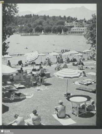 Badestrand in Velden am Wörther See