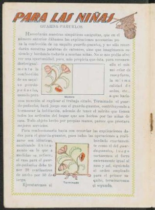 Para las niñas - Guarda-pañuelos