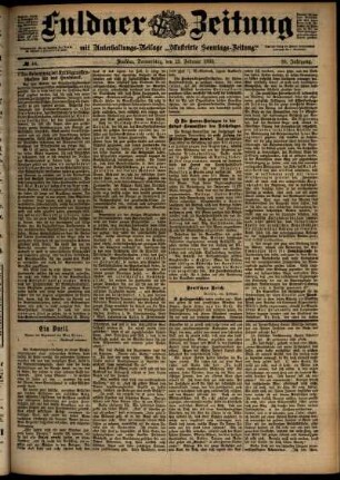 Ausgabe vom Donnerstag, den 23. Februar 1899.