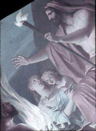 Prometheus bringt den Menschen das Feuer