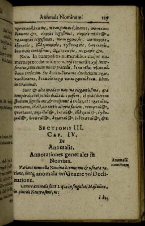 Cap. IV. De Anomalis.
