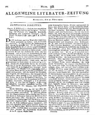 Vogelgesang, J. J. F.: Die Evangelien zu synthetischen Homilien skizziert. Nördlingen: Beck 1801