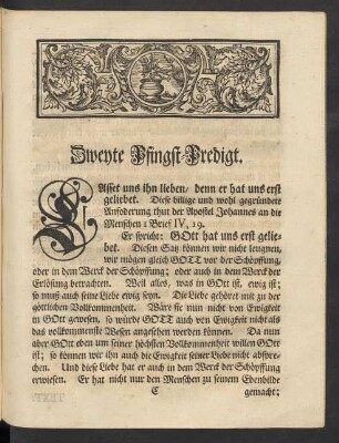 Zweyte Pfingst-Predigt