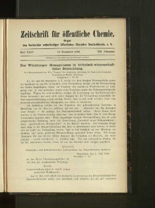 Heft XXIV. 30. Dezember 1906.