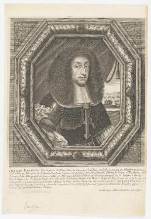 Bildnis des Charles Emanvel II., Herzog von Savoyen