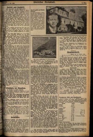 Zweite Ausgabe vom Dienstag, den 15. Oktober 1929.