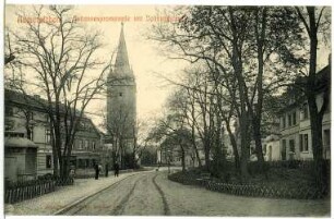 Aschersleben. Johannispromenade mit Johannisturm
