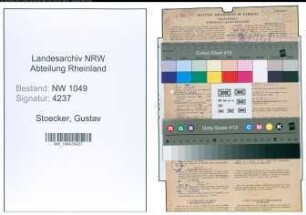 Entnazifizierung Gustav Stoecker , geb. 01.03.1906 (Rechtspfleger)