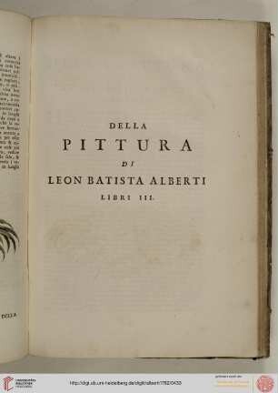 Della pittura