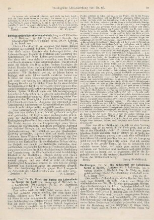 59 [Rezension] Dibelius, Franz, Beiträge zur sächsischen Kirchengeschichte. 33. Heft