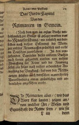 Das Vierdte Capittel. - Das Sechste Capittel.