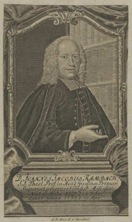 Bildnis des Joannes Jacobus Rambach