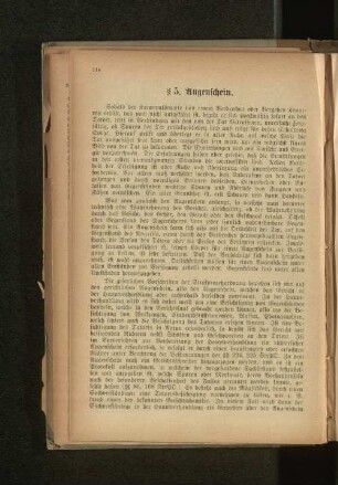 § 5. Augenschein.