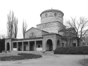 Neues Portal u. Trauerhalle; Frankfurt, Eckenheimer Landstraße 194, Eckenheimer Landstraße 196