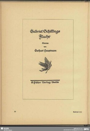 Buchtitel "Gabriel Schillings Flucht"