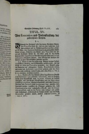 Titul. XV. - Titul XIX.