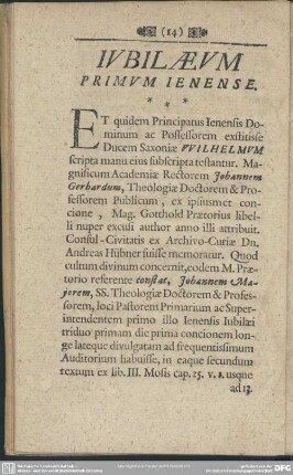Iubilaeum Primum Ienense