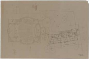 Gsaenger, Gustav; Kassel (Hessen); Kreuzkirche, Wiederaufbau - Vorprojekt Wiederaufbau (Grundriss EG)