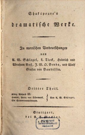Dramatische Werke, Bd. 3