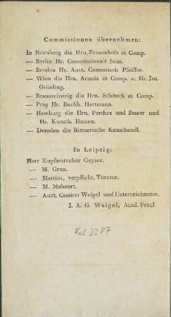 Commissionen übernehmen: ...