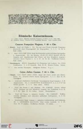 Römische Kaisermünzen