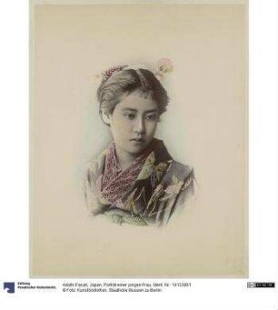 Japan, Porträt einer jungen Frau