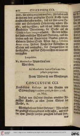[Abschnitt 3 (Conclusum CCI – Conclusum CCC)]