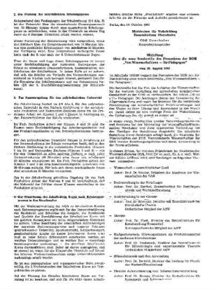 Mitteilung über die neue Sendereihe des Fernsehens der DDR "Von Wissenschaftlern - für Pädagogen" : vom 19. Oktober 1983