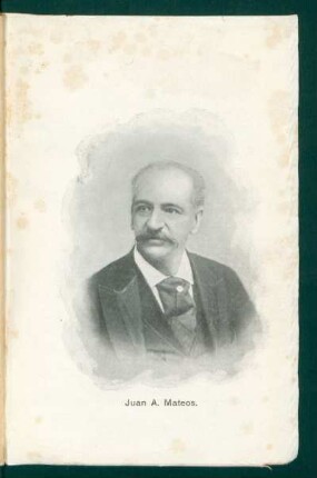 [Retrato de] Juan A. Mateos.