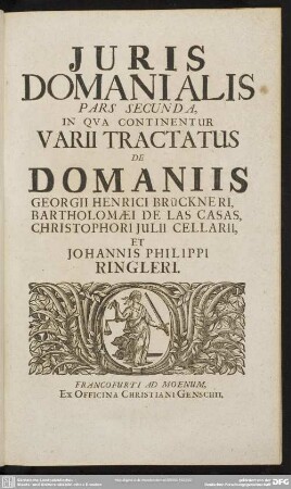 Iuris Domanialis Pars Secunda