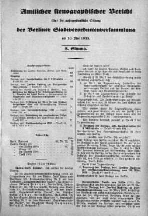 Sitzung 8, 30. Mai 1933