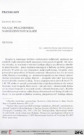 28: Pałaja̜c pragnieniem : narodziny fotografii