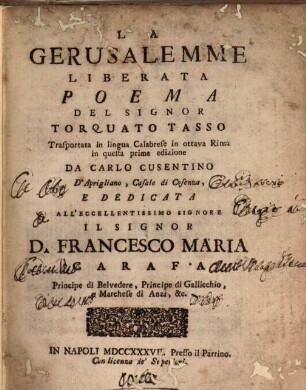 La Gerusalemme liberata