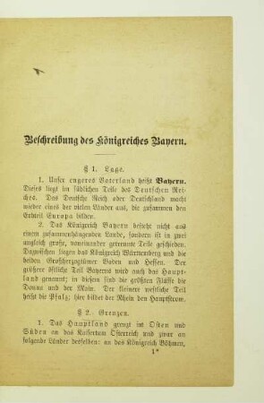Beschreibung des Königreiches Bayern