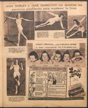 Ann Shirley y Jane Hamilton nos muestran sus ejercicios predilectos para mantener la línea [Fotografías]