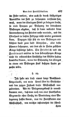 § 23. 24. Kurze Geschichte und Urteil über deren jezigen Zustand