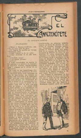 El anacronópete - (Continuación) : PBT novelesco