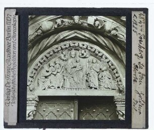 Freiberg, Dom,Freiberg, Dom, Goldene Pforte (Südportal) : Tympanon