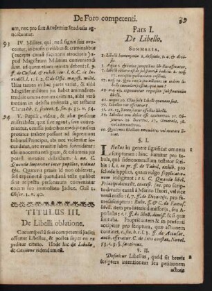 Titulus III. De Libelli oblatione.