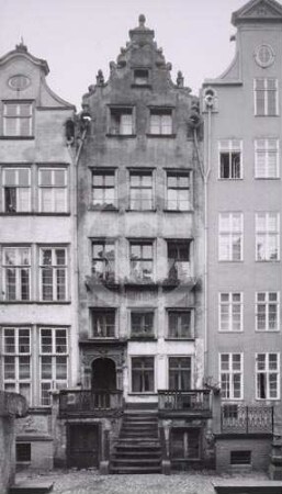 Fassade des Bürgerhauses Frauengasse 36 in Danzig