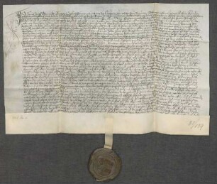 Gültbrief des jung Jacob Gerwig zu Pforzheim gegen das St. Michaelstift und die St. Martinspfarrkirche daselbst
